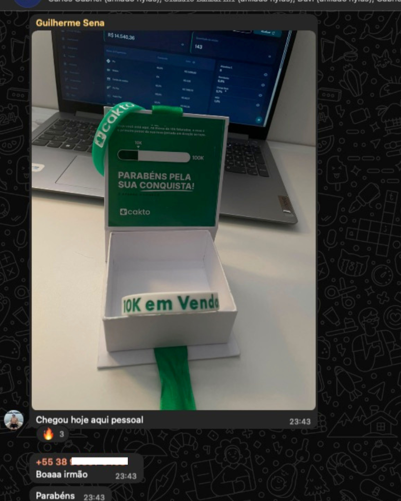 Parabéns pela sua conquista 10K em vendas